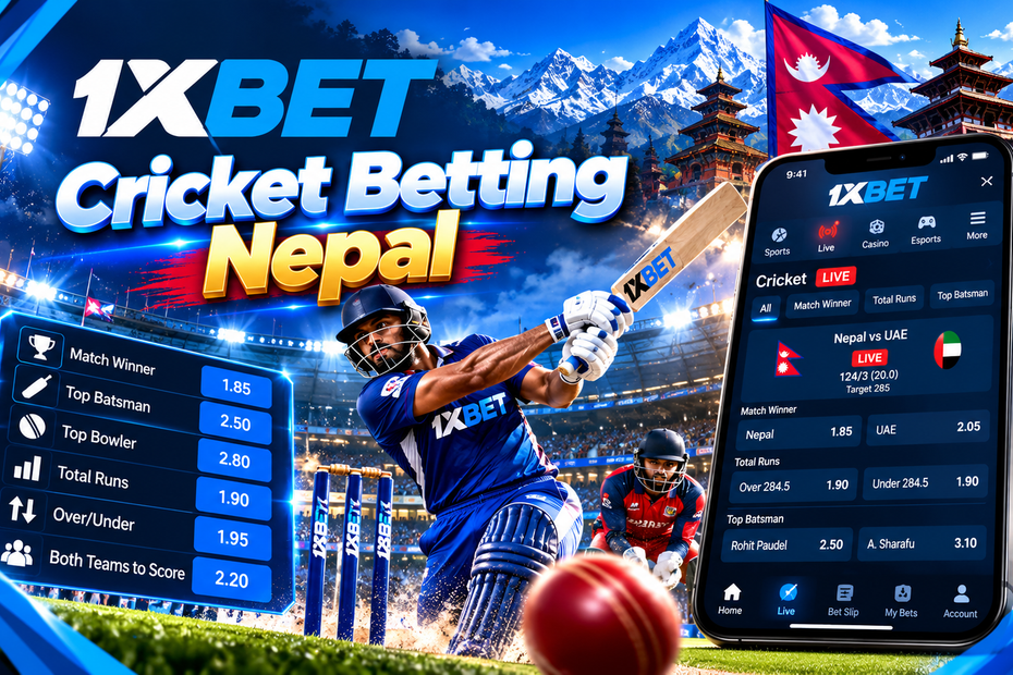 1xBet Cricket Betting Nepal
