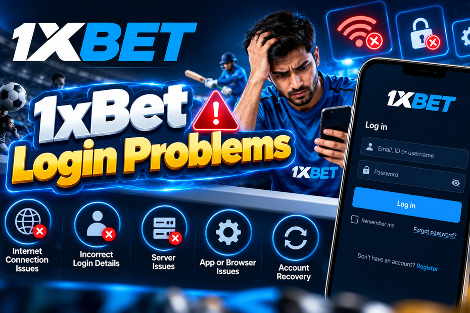 1xBet Login Problems